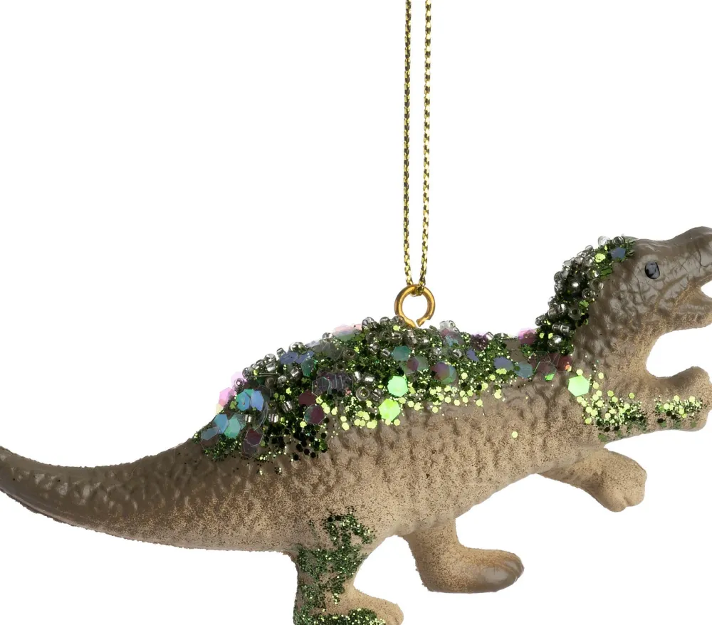 Sale Weihnachtsanhänger Dino grün 11 x 5 x 2,3 cm Weihnachtskugeln & -Anhänger
