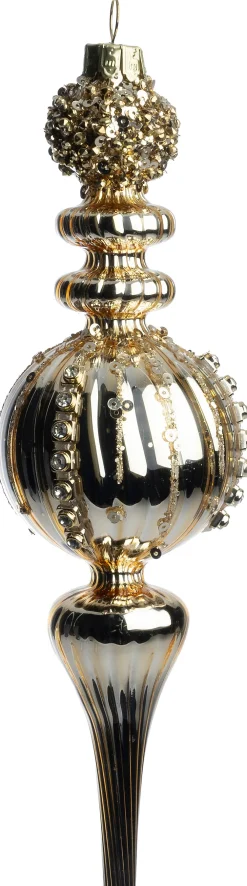 Online Weihnachtsanhänger Douglas Pegel gold D 6 H 21 cm Weihnachtskugeln & -Anhänger