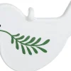 Outlet Weihnachtsanhänger Friedenstaube weiß 8 x 0,5 x 4 cm Weihnachtskugeln & -Anhänger