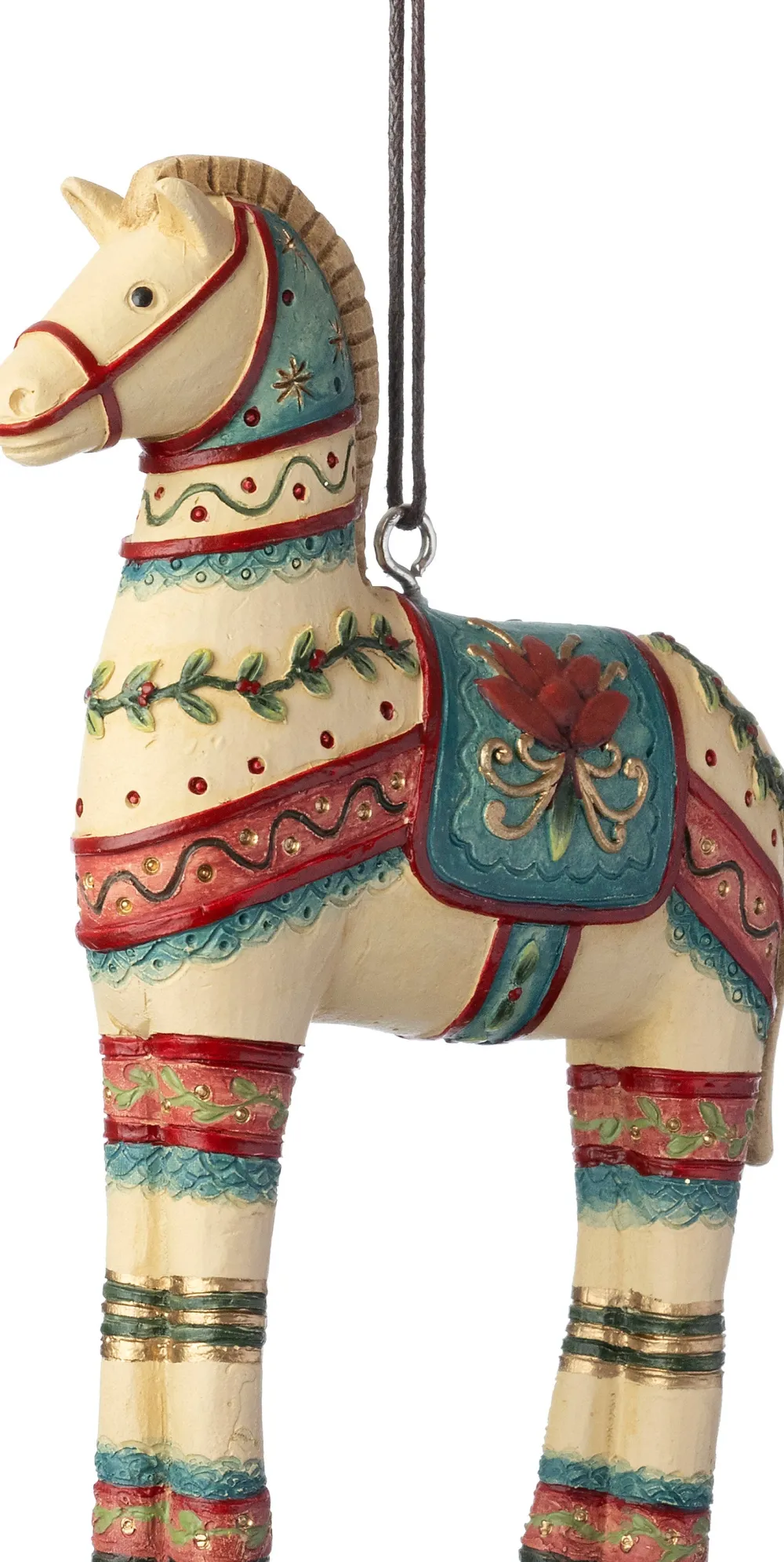 Outlet Weihnachtsanhänger Pferd 9,7 x 3 x 12 cm Weihnachtskugeln & -Anhänger