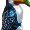 Weihnachtsanhänger Tukan Fauna blau 4,5 x 6 x 12 cm Weihnachtskugeln & -Anhänger
