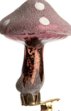 Sale Weihnachtsbaumschmuck Pilz lila D 5,5 H 7 cm Weihnachtskugeln & -Anhänger