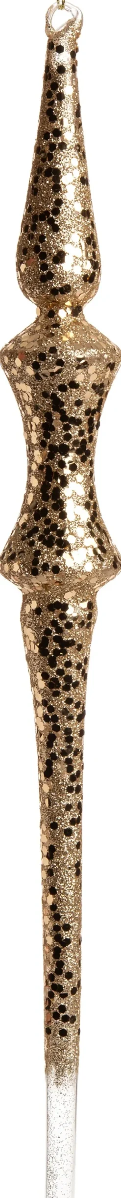 New Weihnachtsbaumschmuck Pebbles gold 3,5 x 3,5 x 39 cm Weihnachtskugeln & -Anhänger