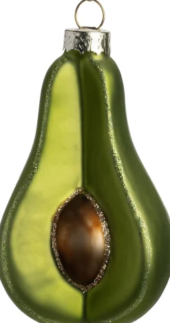 Sale Weihnachtsbaumschmuck Avocado grün / braun 4,4 x 5,5 x 8 cm Weihnachtskugeln & -Anhänger