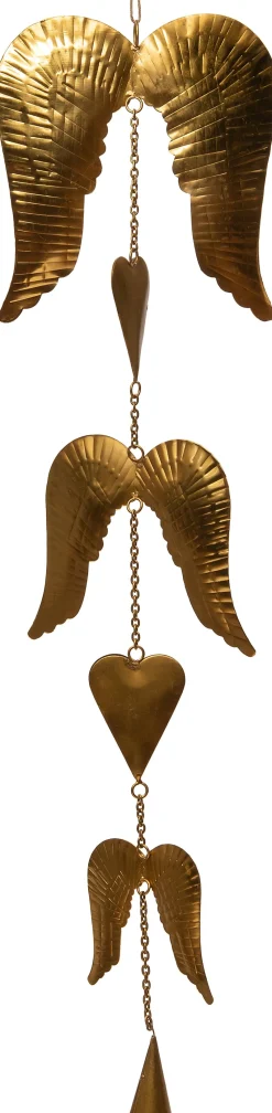 Weihnachtsbaumschmuck Flügel Caro gold 16,5 x 66 cm Weihnachtsdeko Zum Aufhängen