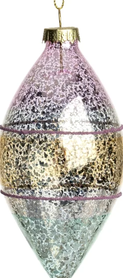 Sale Weihnachtsbaumschmuck Leenaun lila D 6 H 12 cm Weihnachtskugeln & -Anhänger