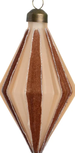 Weihnachtsbaumschmuck Feale beige / braun D 7 H 12,8 cm Weihnachtskugeln & -Anhänger