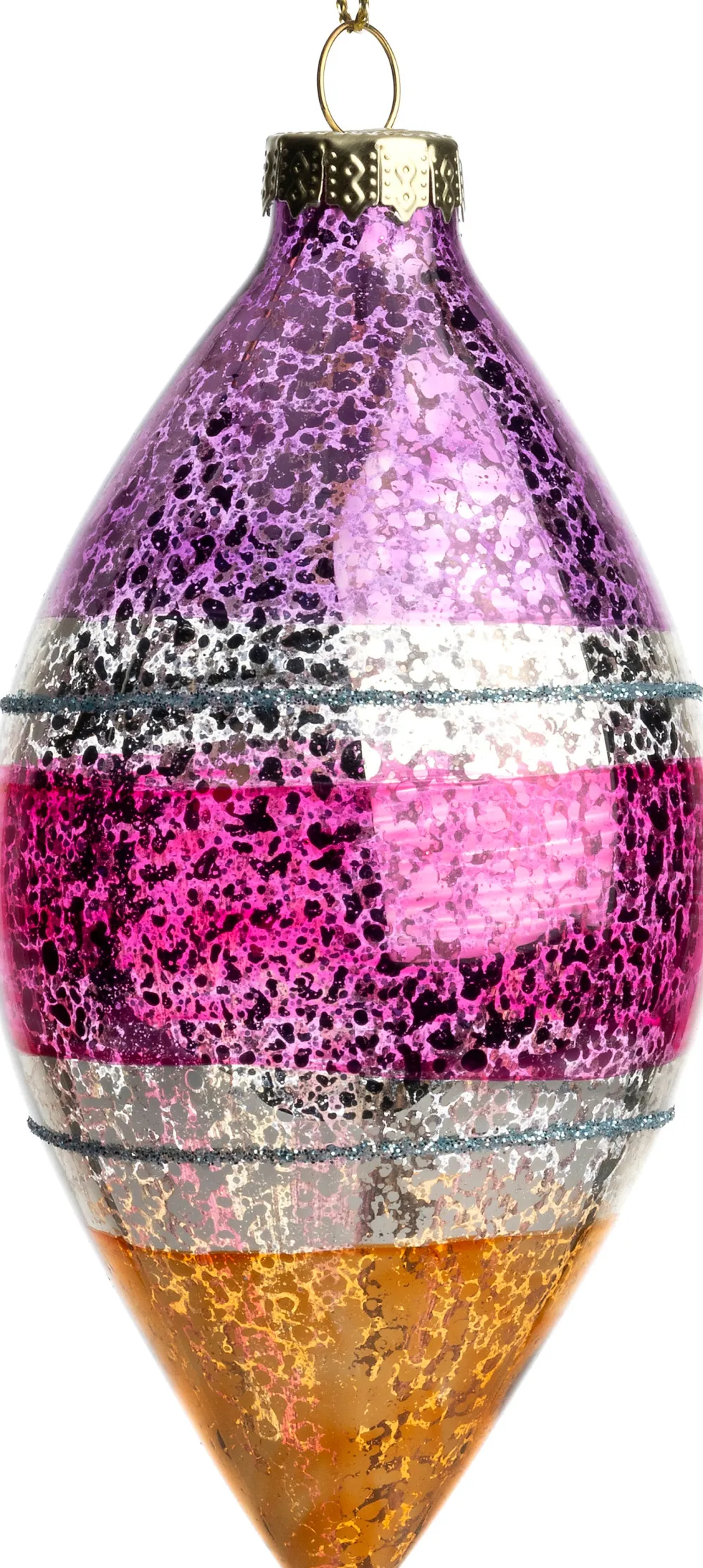 Outlet Weihnachtsbaumschmuck Leenaun rosa D 6 H 12 cm Weihnachtskugeln & -Anhänger