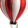 New Weihnachtsbaumschmuck Luftballon rot / weiß D 7,5 H 15 cm Weihnachtskugeln & -Anhänger