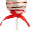 Clearance Weihnachtsbaumschmuck Lolly lichtrood / weiß D 5,5 H 15 cm Weihnachtskugeln & -Anhänger
