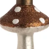Sale Weihnachtsbaumschmuck Pilz braun / weiß D 5,5 H 7 cm Weihnachtskugeln & -Anhänger