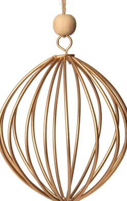 Weihnachtsbaumschmuck Kugel gold 9 x 9 x 12 cm Weihnachtskugeln & -Anhänger