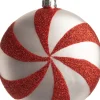 Weihnachtsbaumschmuck Netta rot / weiß D 10 H 10 cm Weihnachtskugeln & -Anhänger