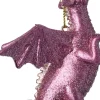 Sale Weihnachtsbaumschmuck Drache rosa 4,5 x 7,5 x 4,8 cm Weihnachtskugeln & -Anhänger