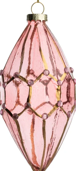 Outlet Weihnachtsbaumschmuck Saggart rosa D 12 cm Weihnachtskugeln & -Anhänger