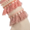 Weihnachtsbaumschmuck Weihnachtsstrumpf Tassel rosa 62 x 28 x 4 cm Weihnachtsdeko Zum Aufhängen