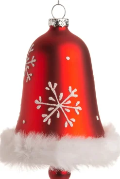 Online Weihnachtsbaumschmuck Glocke rot 7 x 7 x 10,5 cm Weihnachtskugeln & -Anhänger