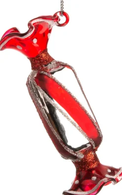 Weihnachtsbaumschmuck Bonbon rot / silber 3 x 3 x 9 cm Weihnachtskugeln & -Anhänger