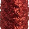 Weihnachtsbaumschmuck Tannenzapfen Glitzer rot D 4 H 11 cm Weihnachtskugeln & -Anhänger