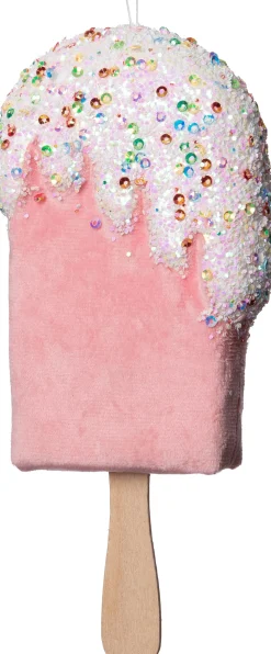 Online Weihnachtsbaumschmuck Candyline Eis rosa 7 x 4 x 18 cm Weihnachtskugeln & -Anhänger