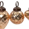 Discount Weihnachtsbaumschmuck Nüsse & Zapfen gold D 6 H 1,5 cm 6 St. Weihnachtskugeln & -Anhänger