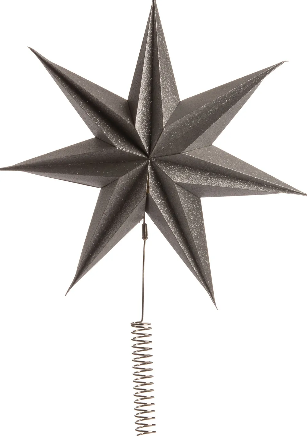 New Weihnachtsbaumspitze Stern Herbert silber D 30 H 51 cm Weihnachtsbaumspitzen