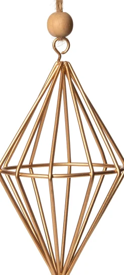 Online Weihnachtsbaumschmuck Rauten gold 7,5 x 7,5 x 14,5 cm Weihnachtskugeln & -Anhänger