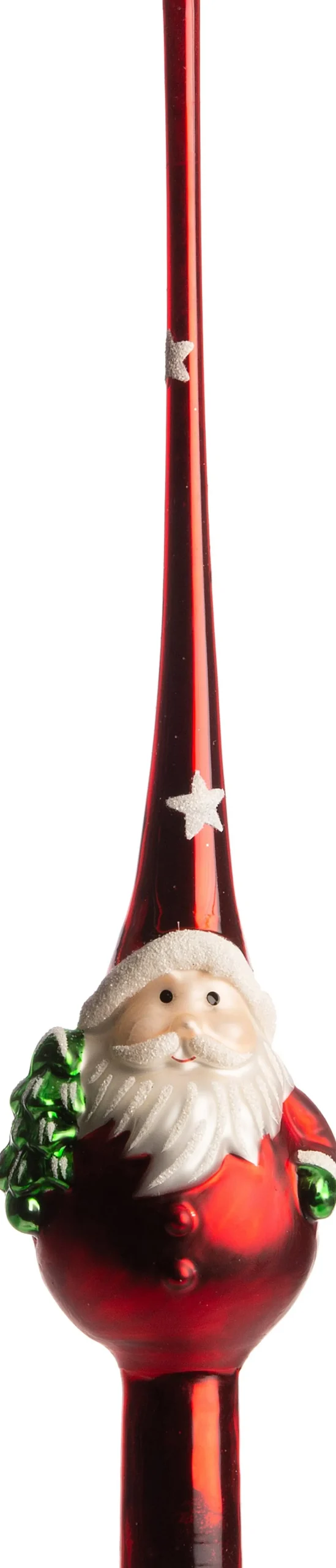 New Weihnachtsbaumspitze gold D 5,5 H 26 cm Weihnachtsbaumspitzen