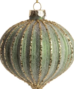 Discount Weihnachtsbaumschmuck Roxie grün 8 x 8 x 8 cm Weihnachtskugeln & -Anhänger