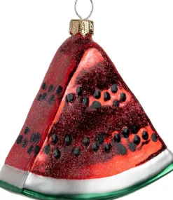 Best Weihnachtsbaumschmuck Cobie Wassermelone rot 8,4 x 2,6 x 8,2 cm Weihnachtskugeln & -Anhänger