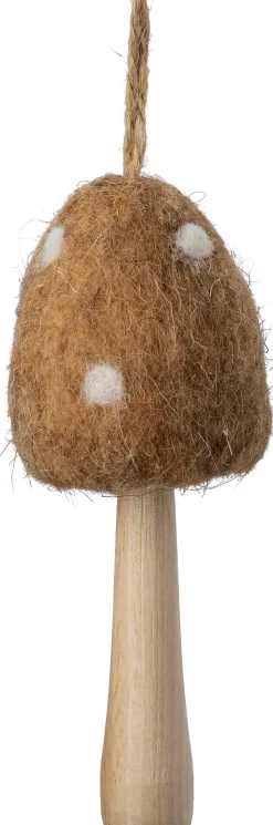 Weihnachtsbaumschmuck Sieni Pilz hellbraun 4,5 x 4,5 x 13 cm Weihnachtskugeln & -Anhänger