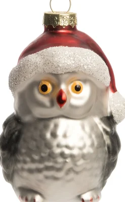 Clearance Weihnachtsbaumschmuck Eule mit Mütze Weihnachtskugeln & -Anhänger