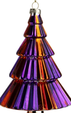 New Weihnachtsbaumschmuck Weihnachtsbaum lila / orange D 9 H 12 cm Weihnachtskugeln & -Anhänger