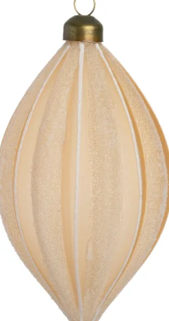 New Weihnachtsbaumschmuck Fahan gold D 8 H 15 cm Weihnachtskugeln & -Anhänger