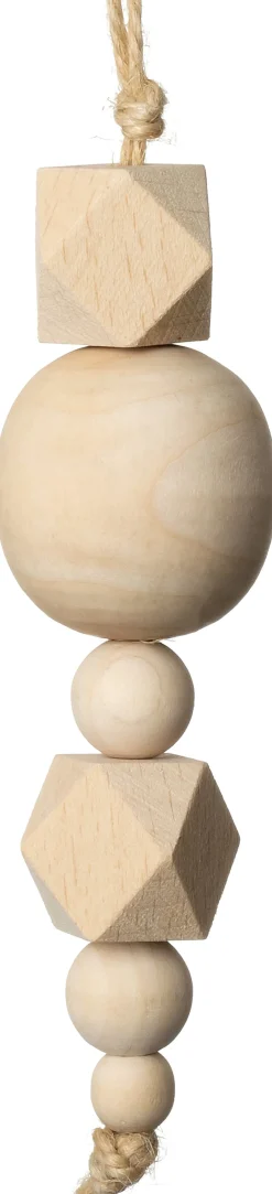Best Weihnachtsbaumschmuck Crayo Holz 3,5 x 3,5 x 12 cm Weihnachtskugeln & -Anhänger