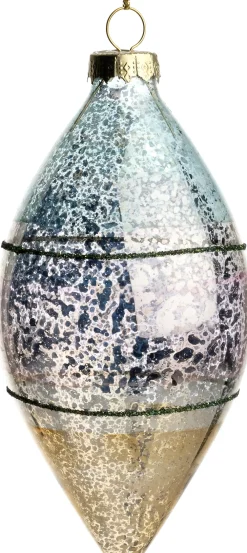 Discount Weihnachtsbaumschmuck Leenaun blau D 6 H 12 cm Weihnachtskugeln & -Anhänger