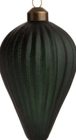 Hot Weihnachtsbaumschmuck Fowey Zapfen schwarz D 8 H 13 cm Weihnachtskugeln & -Anhänger