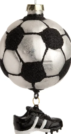Sale Weihnachtsbaumschmuck Battle Fußball schwarz D 7 H 12,5 cm Weihnachtskugeln & -Anhänger