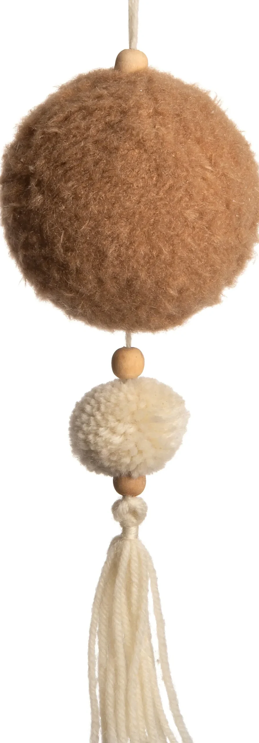 Discount Weihnachtsbaumschmuck Tassel Kugel braun 8 x 8 x 22 cm Weihnachtsdeko Zum Aufhängen
