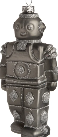 Weihnachtsbaumschmuck Battle Roboter silber 7 x 4,5 x 15 cm Weihnachtskugeln & -Anhänger