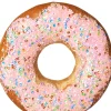 Weihnachtsbaumschmuck Candyline Donut braun / rosa D 13 H 4 cm Weihnachtskugeln & -Anhänger