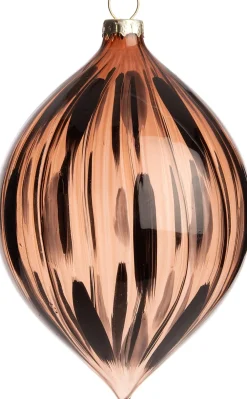 New Weihnachtsbaumschmuck Cilly braun/schwarz D 9 cm Weihnachtskugeln & -Anhänger