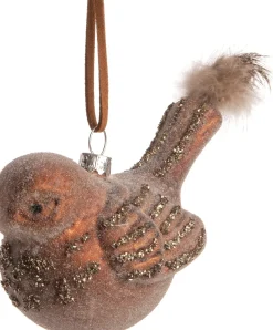 Discount Weihnachtsbaumschmuck Vicky braun 10 x 8 x 6,5 cm Weihnachtskugeln & -Anhänger