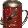 New Weihnachtsbaumschmuck Thermosflasche rot 6,5 x 4,7 x 11,1 cm Weihnachtskugeln & -Anhänger