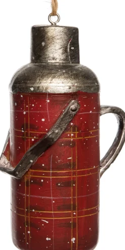 New Weihnachtsbaumschmuck Thermosflasche rot 6,5 x 4,7 x 11,1 cm Weihnachtskugeln & -Anhänger