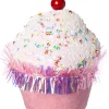 Sale Weihnachtsbaumschmuck Candyline Cupcake dunkelrosa / weiß D 9 H 12 cm Weihnachtskugeln & -Anhänger