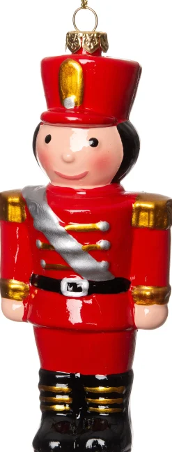 Best Weihnachtsbaumschmuck Nussknacker rot 5,7 x 3,7 x 12,9 cm Weihnachtskugeln & -Anhänger