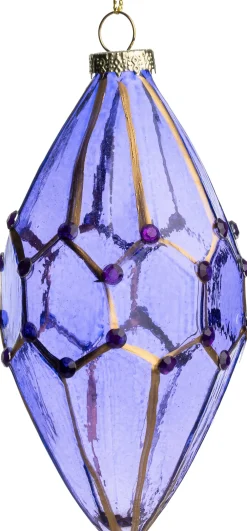 Sale Weihnachtsbaumschmuck Saggart lila D 12 cm Weihnachtskugeln & -Anhänger