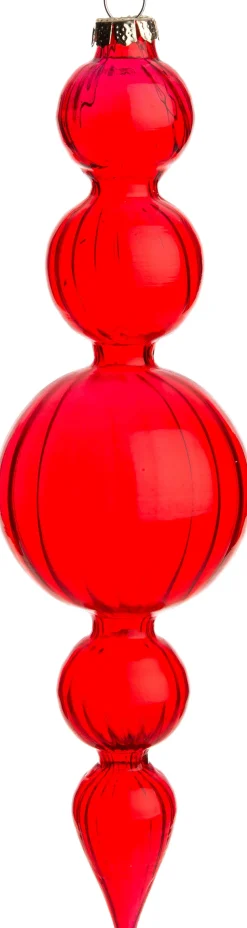 Online Weihnachtsbaumschmuck Tenby rot D 6 H 19 cm Weihnachtskugeln & -Anhänger