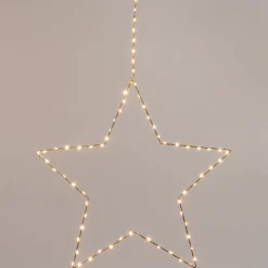 Sale Weihnachtsbeleuchtung Stern mit 55 LEDs warmweiß D 30 cm Weihnachtsdeko Zum Aufhängen